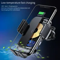 Pengisi Daya Nirkabel Dudukan Mobil 15W Port Tipe C iPhone 15 14 13 Pro Max Ventilasi Udara Dapat Diputar Stabil Pengisian Cepat untuk S23 S21 iPhone