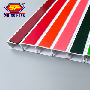 Ductos de plástico 20x10 Canalón eléctrico 20x20 Canaleta de plástico PVC - Product Image 1