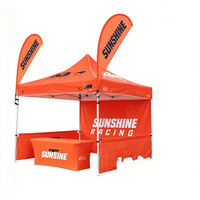 Tente de réception en aluminium imprimée sur mesure, chapiteau pour salon professionnel extérieur, stand pop-up pour événements, tentes publicitaires pour événements