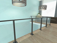 Balustrade en verre moderne en acier inoxydable 304 pour escalier extérieur avec garantie à vie et installation facile pour balcon