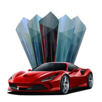 Película Solar Difol Rose Phantom Roja, Colorida, con Aislamiento Térmico, Protección UV del 99%, Antiexplosión, Nano PET 80%, para Automóviles