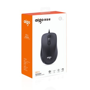 Aigo Q816 Wired Usb Optical <b>Mouse</b> Right Hand Ergonomic 3 Buttons - Product Image 4