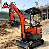 Mini-excavatrice électrique 1,8 tonne, économique, avec remorque, Chine