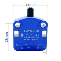 AC-12 de réinitialisation automatique 380V 16A interrupteur de protection thermique AC-15 400V 3A Micro interrupteur à action instantanée pour la mise à la terre
