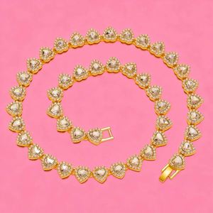 Colar de Personalidade <span class=keywords><strong>Rock</strong></span> Candy Love Spring com Zircônia Diamante, Estilo Hip-Hop para Homens e Mulheres - Product Image 1