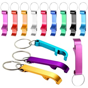 Llavero de Aleación de Aluminio 4 en 1 Ecológico HD015 con Logotipo Personalizado, Abrebotellas, Diseño Simple, Forma Plana, para Camping - Product Image 3