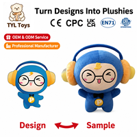 Service d'échantillonnage et de conception sur mesure pour figurines en peluche en coton PP OEM/ODM, jouets en coton doux et en peluche, jouets de collection certifiés CE CPC EN71