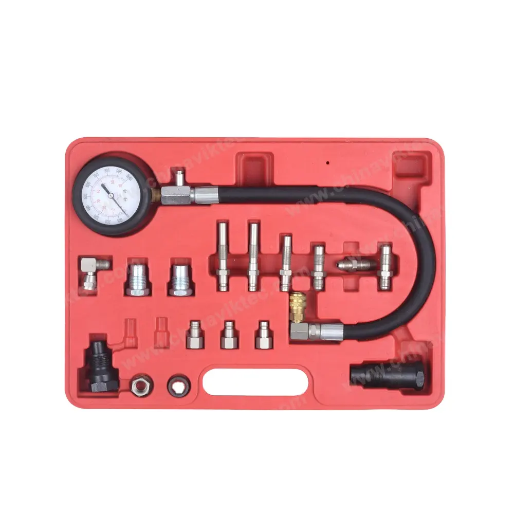 Viktec 20pc china fornecedor testador de compressão kit medidor de pressão cilindro/ferramenta de diagnóstico para todos os carros (vt01051)