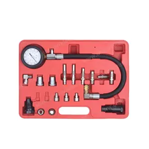 VIKTEC 20pc China supplier Compression Tester Kit Cylinder Pressure Meter /Auto Diagnostic Tool for All Cars(VT01051)