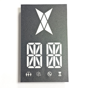 Tùy chỉnh 7 đoạn dẫn hiển thị cho thang máy thang máy 2 chữ số ánh sáng trắng rõ ràng sàn chỉ số khả năng hiển thị cao màn hình số bền - Product Image 5