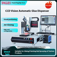 Distributeur automatique de résine époxy et de silicone CCD, machine de distribution visuelle de bureau pour PCB PCBA, équipement industriel, 1 an