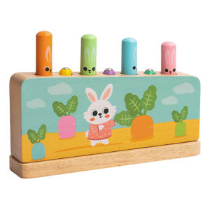 Juguete Educativo Montessori de Madera al por Mayor, Juguete de Conejo con Palo para Saltar, Juego de Aprendizaje Preescolar para Niños - Product Image 4