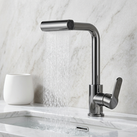 Robinet de cuisine extractible en acier inoxydable