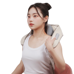 Nueva actualización inteligente masajeador de hombros Shiatsu eléctrico con calor cuerpo cintura alivio del dolor muscular para almohada de masaje de espalda y cuello - Product Image 4