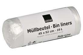 White 30 Litre Kitchen and Office <strong>Swing</strong> <strong>Bin</strong> <strong>Liners</strong> Size H - 30 <strong>Liners</strong> Per Roll - Product Image 4