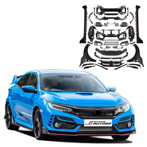 ชุดแต่งรอบคันสำหรับ HONDA <span class=keywords><strong>CIVIC</strong></span> FC1 FK7 ปี 16-20 อัพเกรดเป็น FK8 Wide <span class=keywords><strong>Type</strong></span>-<span class=keywords><strong>R</strong></span> กันชนหน้า+หลัง+บังโคลน+สเกิร์ต - Product Image 1