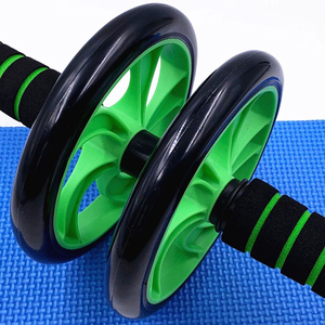 <span class=keywords><strong>Rueda</strong></span> Abdominal Antideslizante para Uso Doméstico + Soporte para Flexiones, Equipo <span class=keywords><strong>de</strong></span> Entrenamiento <span class=keywords><strong>de</strong></span> Core <span class=keywords><strong>de</strong></span> Plástico Duradero, Set Combinado Portátil - Product Image 3