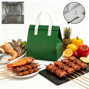 Factory Wholesale Custom Insulated <b>Thermal</b> <b>Bags</b> Aluminum Foil Hot Food Delivery Cooler <b>Bag</b> for Package Usage - Product Image 1