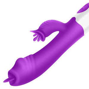 Vibromasseur rechargeable USB pour <span class=keywords><strong>femme</strong></span>, 7 modes, vibromasseur lapin avec langue, jouet sexuel pour <span class=keywords><strong>femme</strong></span> <span class=keywords><strong>pas</strong></span> <span class=keywords><strong>cher</strong></span> - Product Image 2