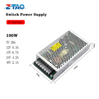 Mittlere gut S-100-24 Schalt schalter versorgung 24V DC 4A Meanwell LED-Licht leiste Smp 220V 24V Modus 110V Netzteil