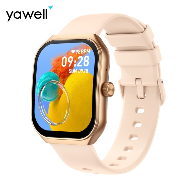Yawell OEM/ODM Manufacturer 1.96Inch AMOLED Blood Pressure Square Fitness Tracker BT Calling IOS Android P83B Smart Watch