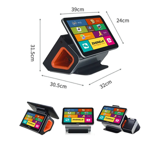 चीन सभी एक 15.6 इंच डुअल टच स्क्रीन पॉस मशीन रेस्तरां कैश रजिस्टर - Product Image 5