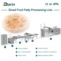 Automatische Huisdierenvoedermachine SUS304 Gevormde Fruit- en Vleespattylijn Industriële Productielijn voor Honden- en Kattenvoer