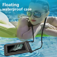 Pochette et étui étanches pour téléphone en PVC, transparents, compatibles avec les écrans tactiles, IPX8, pour iPhone, design sportif, sac étanche