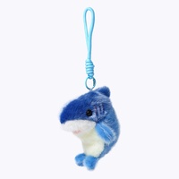 Nouveau Porte-clés Peluche Requin Créatif Culturel, Petit Cadeau, Pendentif pour Sac à Dos, Souvenir de Fête, Sensation Haut de Gamme, en Polyester, pour Enfants de 5 à 7 Ans