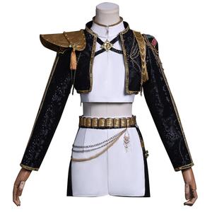 ชุดคอสเพลย์สีดำทองสำหรับผู้ใหญ่และเด็ก ชุด KPop <span class=keywords><strong>Demon</strong></span> Hunters มิรา โซอี้ รูมิ ซาจา ชุดคอสเพลย์สำหรับเด็กผู้ชายและเด็กผู้หญิง ชุดเดรสสำหรับงานปาร์ตี้ฮาโลวีน - Product Image 5