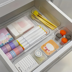 Desktop <b>Storage</b> <b>Box</b> Set Rectangle No Lid For Office <b>Drawer</b> Organizer JD990 - Product Image 1
