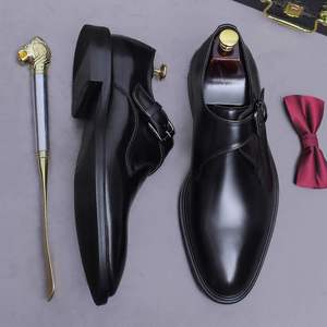 Chaussures Oxford pour hommes en cuir véritable de haute qualité, grande taille, formelles et décontractées, à bout carré, imperméables et respirantes - Product Image 5