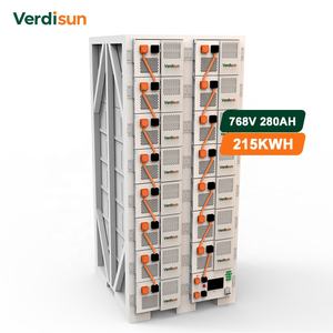 Вердисун 215KWH литиевая батарея 768V 280AH с 15pcs 51,2 V 280AH литий-ионные батареи для коммерческой системы солнечной энергии - Product Image 1