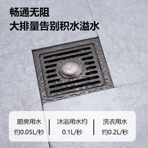 Stainless Steel Floor <b>Drain</b> Rectangle Odor Proof Anti Corrosion With Magnetic Closure For <b>Bathroom</b> Shower Room - Product Image 4