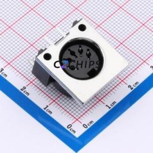 DIN-504D-M5 Circular DIN Connector Through hole Component (THT) Connector - Product Image 1