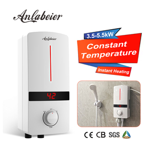Chauffe-eau électrique instantané sans réservoir 220V 5,5kW, mini chauffe-eau pour salle de bain, douche, étanche IPX4, coque en ABS - Product Image 2