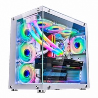 Gabinete para PC Gamer SNOWMAN Full Tower, Blanco, para Placas Base M-ATX y ATX
