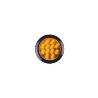 Nouvelle lampe arrière LED ronde de 4 pouces pour camion et remorque, OEM ODM, 12 LED, stop, clignotant, marche arrière, SAE DOT, étanche IP67, KLT-LITE