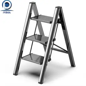Легкая Складная легкая складная лестница от производителя Prima, Выдвижная складная алюминиевая телескопическая лестница