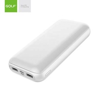 Banque d'alimentation 20000 mAh Prix d'usine Vente en gros Batterie portable haute capacité Type-C Charge rapide Chargeur de téléphone portable Le moins cher