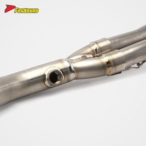 Nuevo Escape FORSOUND para Yamaha TMAX 560, Maxi-Scooter de Dos Cilindros, Sección Delantera-Media de Titanio, Instalación Directa con Tornillos - Product Image 4