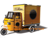 Camion de nourriture électrique OEM Italie, camion de vente de café personnalisé, camion de nourriture mobile rapide, tricycle APE, chariot de nourriture à vendre aux États-Unis