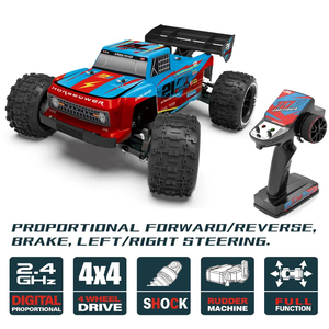 Voitures télécommandées RC haute vitesse 1:14 2.4G, véhicule de course tout-terrain pour enfants et adultes - Product Image 3