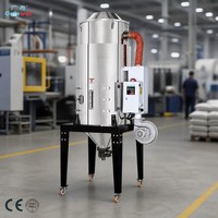 Séchoir à trémie Gainwal 300 kg pour résine plastique, sécheur à air chaud de type Euro 12 kW 380 V, garantie 1 an pour le moulage par injection