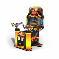 FEZA Mumearmy Machine à grue de jeu de hasard à monnayeur, lumières clignotantes, flipper, en plastique, pour parc d'attractions, multi-joueurs, 66MM