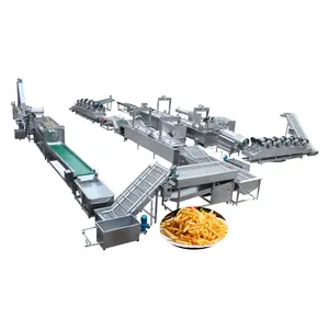 Ligne de production de frites surgelées 3 en 1 Machines à frites surgelées