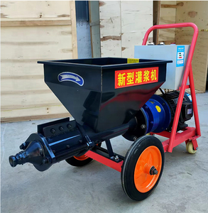 <span class=keywords><strong>Machine</strong></span> à coulis de ciment électrique haute pression manuelle, transport vertical de 20 m, utilisée pour les pompes à béton de construction - Product Image 4