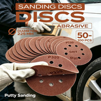 Maille abrasive à finition miroir 9 pouces 225 mm P600 pour le polissage fin de la peinture et le raffinage des surfaces laquées