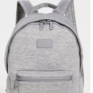 Large Fashion Waterproof Neoprene Unisex <b>Backpack</b>-Durable Outdoor Travel <b>Backpack</b> with Trolley <b>Strap</b> for Students & Cycling - Product Image 2