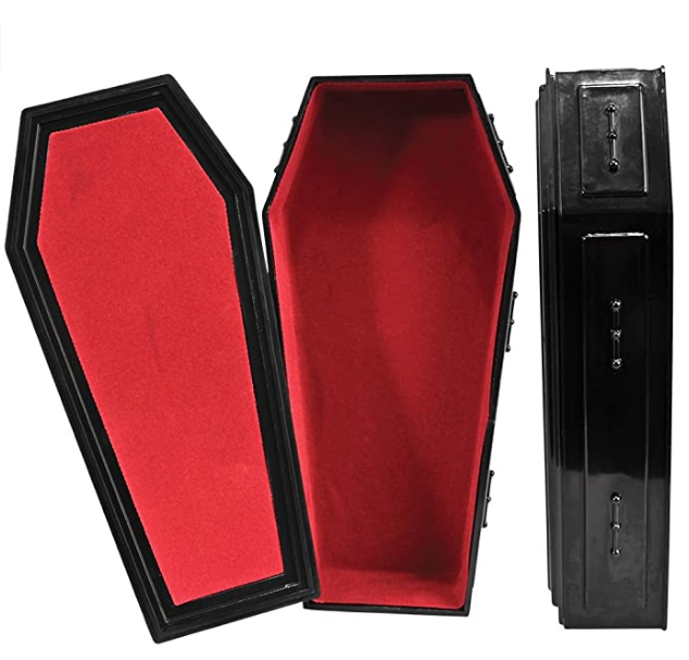 Новый дизайн продукта Eastommy, Готический Декор, черная полка для гроба, настенная полка для гроба, упаковка для гроба